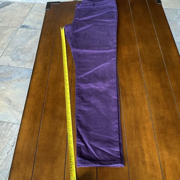 DENVER HAYES Skinny ‘Mia’ Purple Jeggings Size 8 - Picture 5 of 8